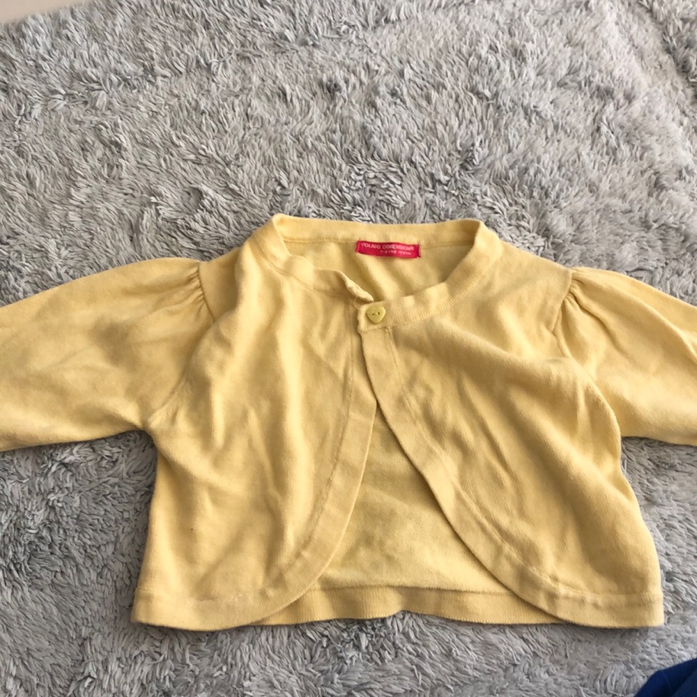 Yellow Young Diversion cardigan 7-8